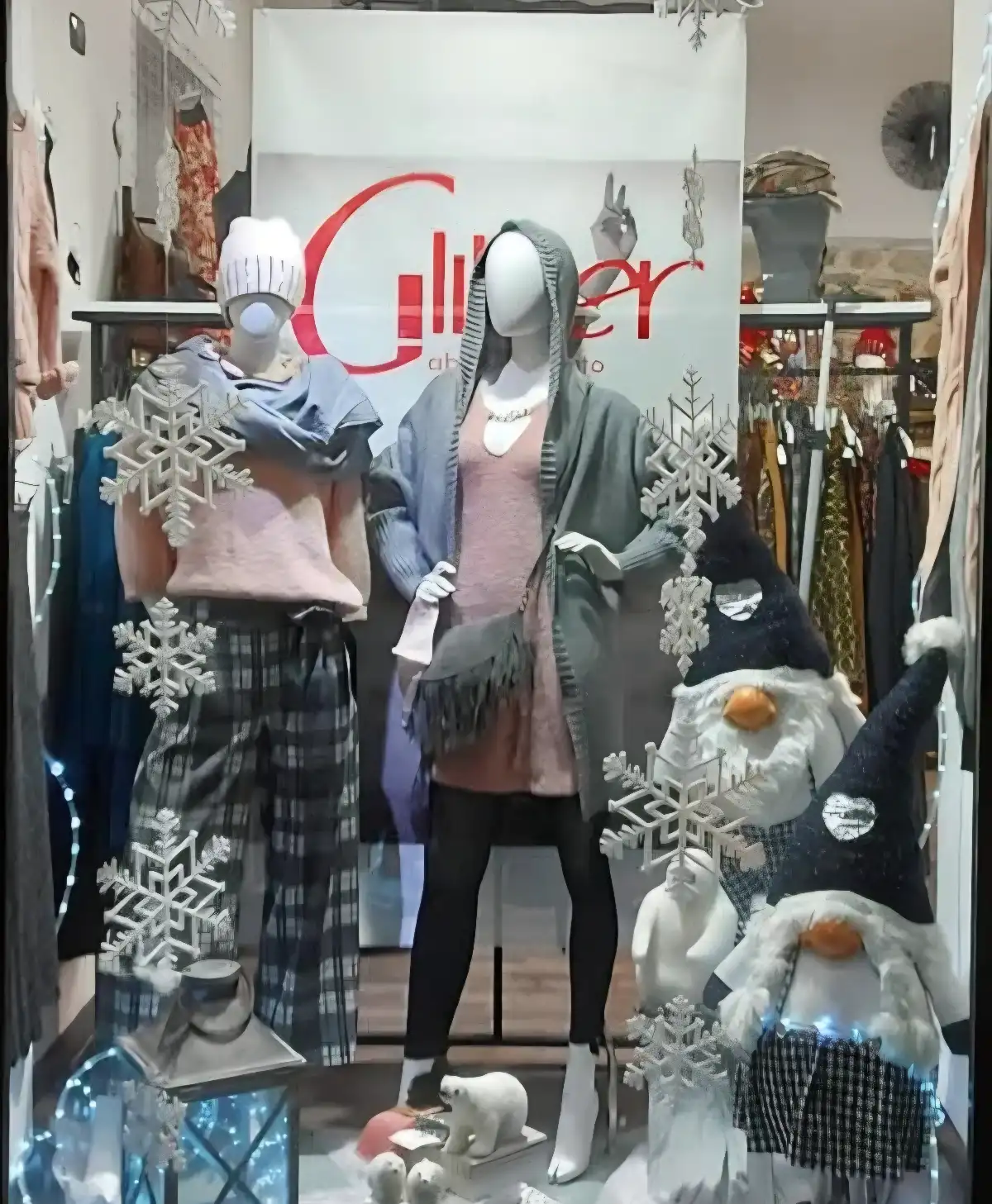 Glitter Abbigliamento - Vetrina natalizia 2